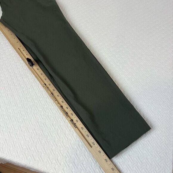 RW&CO Women Large Green Ankle Length Legging Pull On Pants Comfort Casual Stretc - Picture 9 of 11